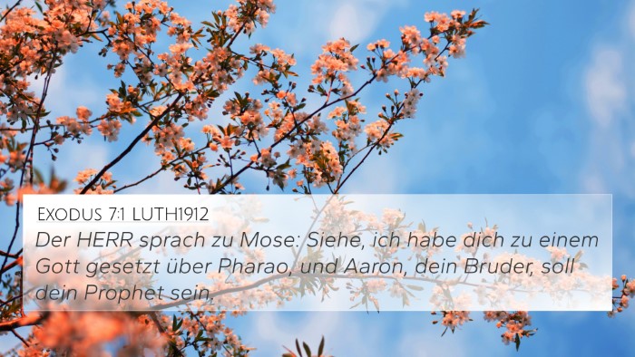 Exodus 7:1 LUTH1912 Bible Verse Image