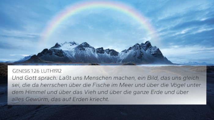 Genesis 1:26 LUTH1912 Bible Verse Image