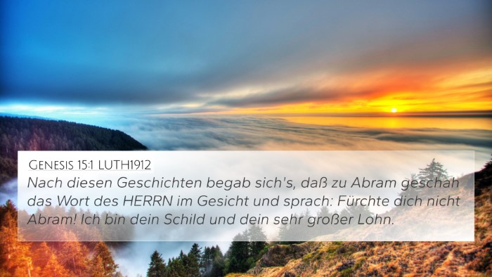 Genesis 15:1 LUTH1912 Bible Verse Image