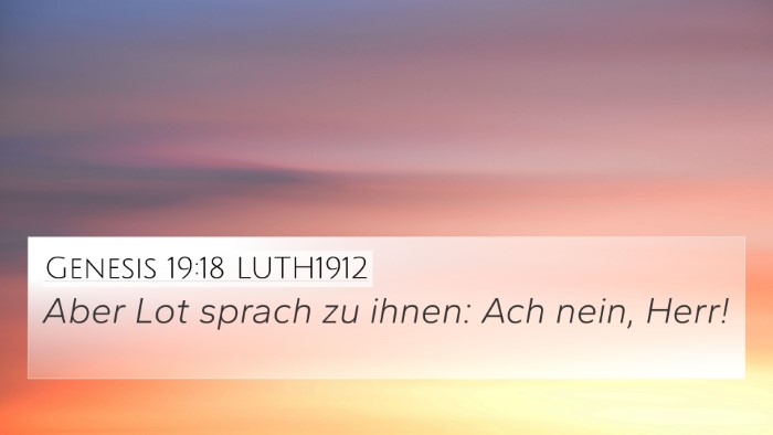 Genesis 19:18 LUTH1912 Bible Verse Image