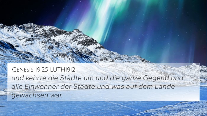 Genesis 19:25 LUTH1912 Bible Verse Image
