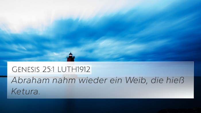 Genesis 25:1 LUTH1912 4K Wallpaper - Abraham nahm wieder ein Weib, die hieß - 4K Wallpaper Bible Verse