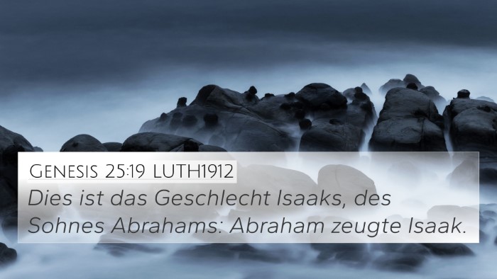 Genesis 25:19 LUTH1912 Bible Verse Image