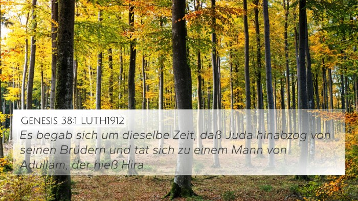 Genesis 38:1 LUTH1912 4K Wallpaper - Es begab sich um dieselbe Zeit, daß Juda - 4K Wallpaper Bible Verse