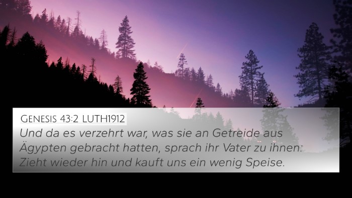 Genesis 43:2 LUTH1912 Bible Verse Image
