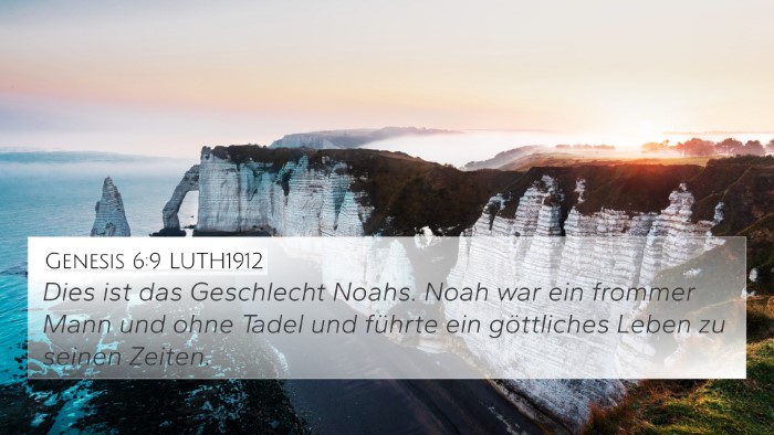 Genesis 6:9 LUTH1912 Bible Verse Image