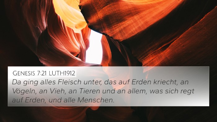 Genesis 7:21 LUTH1912 Bible Verse Image