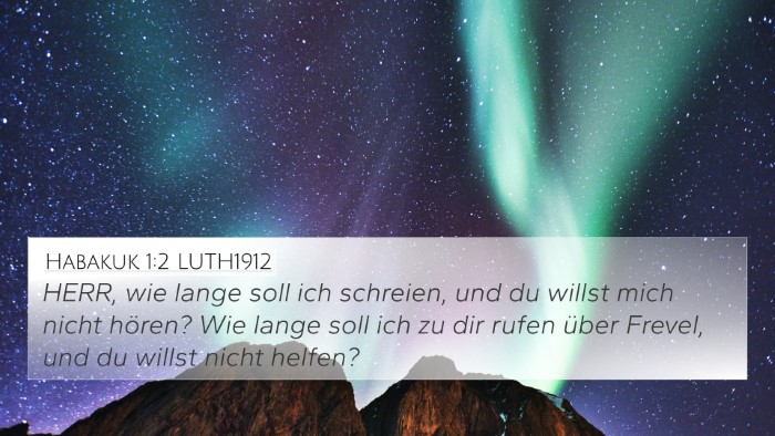 Habakuk 1:2 LUTH1912 Bible Verse Image