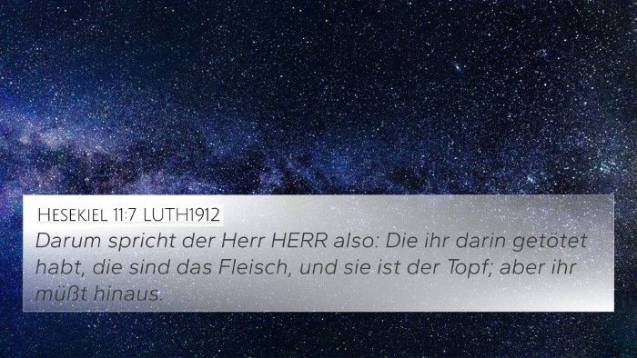 Hesekiel 11:7 LUTH1912 Bible Verse Image