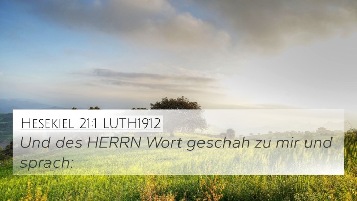 Hesekiel 21:1 LUTH1912 Bible Verse Image