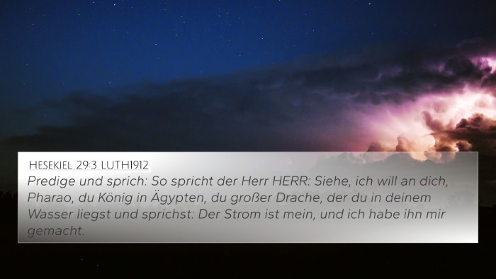 Hesekiel 29:3 LUTH1912 Bible Verse Image