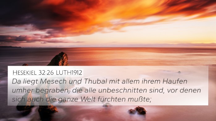 Hesekiel 32:26 LUTH1912 Bible Verse Image