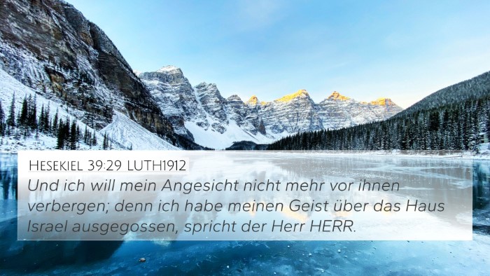 Hesekiel 39:29 LUTH1912 Bible Verse Image