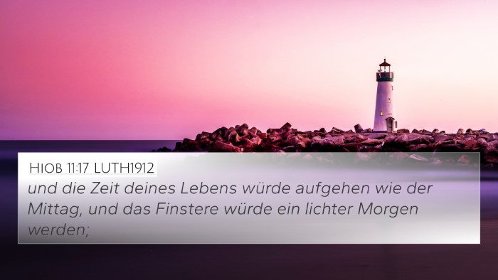 Hiob 11:17 LUTH1912 Bible Verse Image