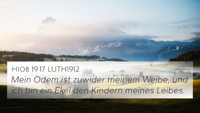 Hiob 19:17 LUTH1912 Bible Verse Image