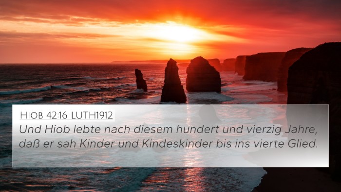Hiob 42:16 LUTH1912 Bible Verse Image