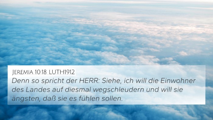Jeremia 10:18 LUTH1912 Bible Verse Image