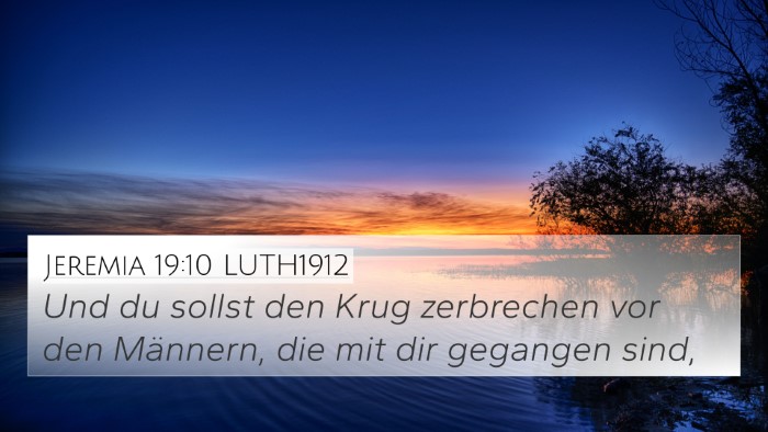 Jeremia 19:10 LUTH1912 Bible Verse Image