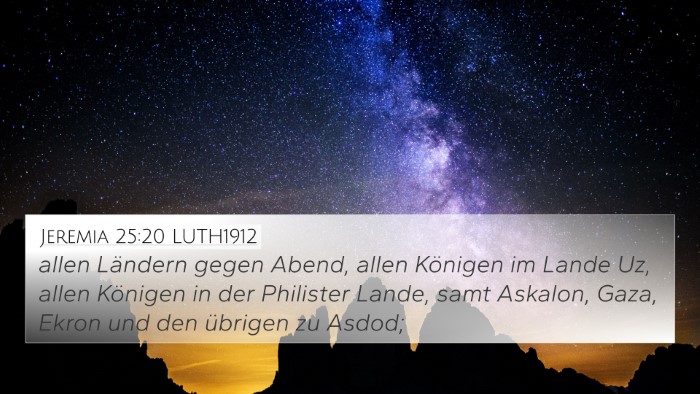 Jeremia 25:20 LUTH1912 Bible Verse Image