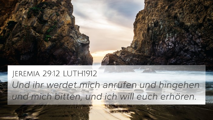 Jeremia 29:12 LUTH1912 Bible Verse Image