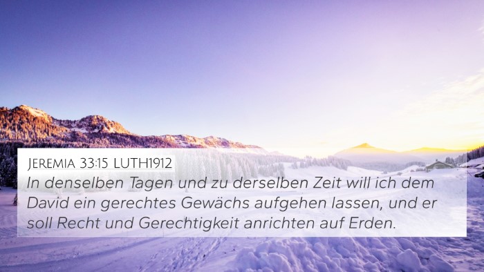 Jeremia 33:15 LUTH1912 Bible Verse Image