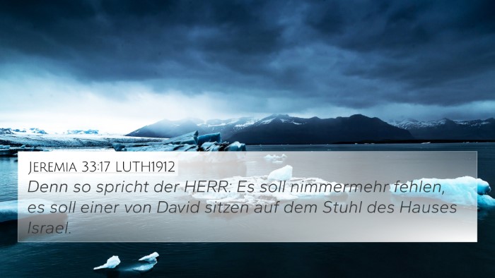 Jeremia 33:17 LUTH1912 Bible Verse Image