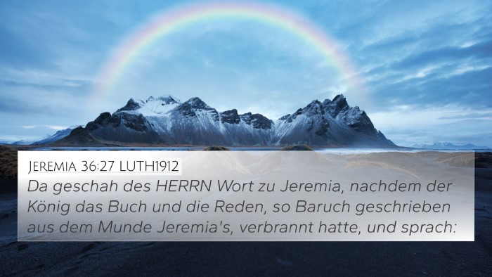 Jeremia 36:27 LUTH1912 Bible Verse Image