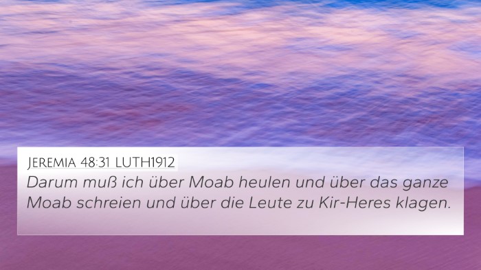 Jeremia 48:31 LUTH1912 Bible Verse Image