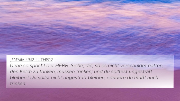 Jeremia 49:12 LUTH1912 Bible Verse Image