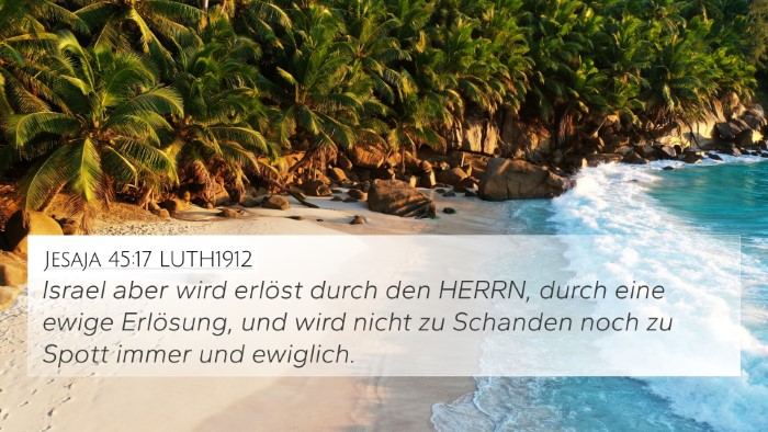 Jesaja 45:17 LUTH1912 Bible Verse Image
