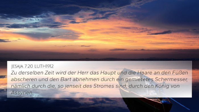Jesaja 7:20 LUTH1912 Bible Verse Image