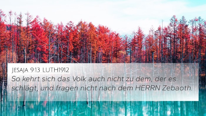 Jesaja 9:13 LUTH1912 Bible Verse Image