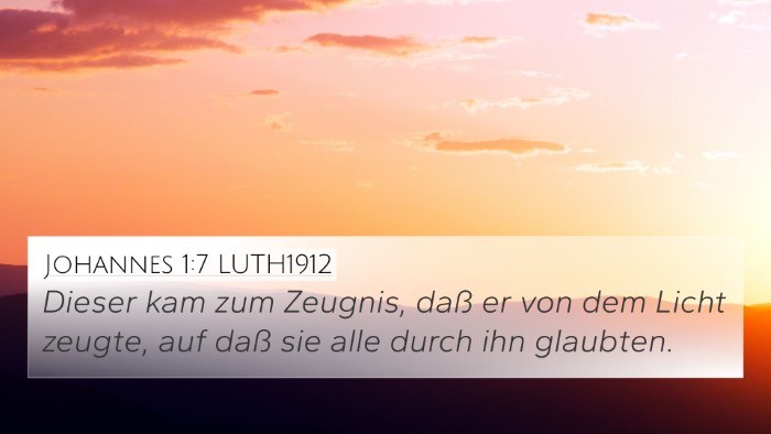 Johannes 1:7 LUTH1912 Bible Verse Image
