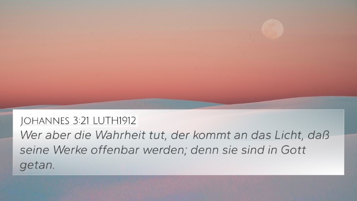 Johannes 3:21 LUTH1912 Bible Verse Image