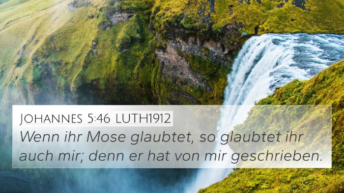 Johannes 5:46 LUTH1912 Bible Verse Image