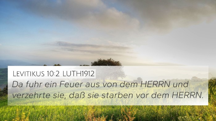 Levitikus 10:2 LUTH1912 Bible Verse Image