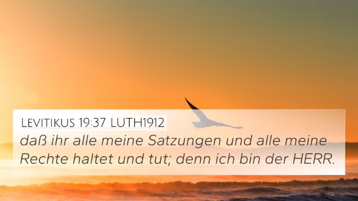 Levitikus 19:37 LUTH1912 Bible Verse Image