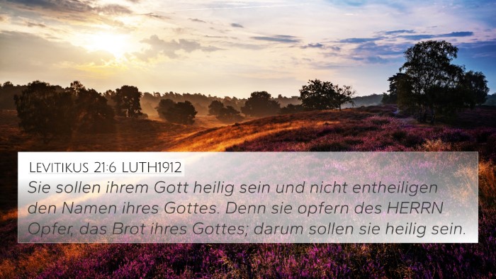 Levitikus 21:6 LUTH1912 Bible Verse Image