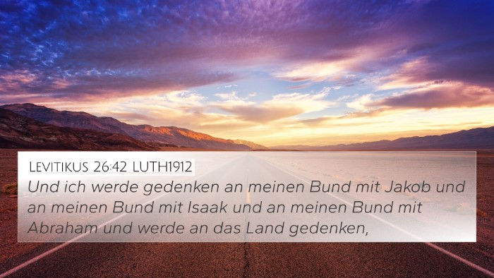 Levitikus 26:42 LUTH1912 Bible Verse Image