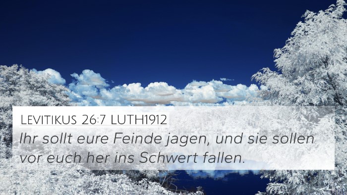Levitikus 26:7 LUTH1912 Bible Verse Image