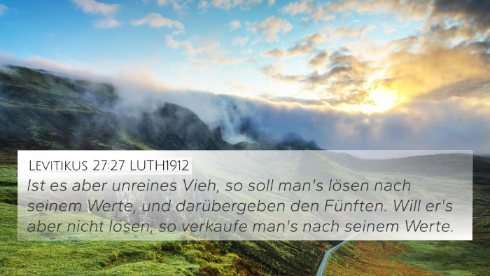 Levitikus 27:27 LUTH1912 Bible Verse Image