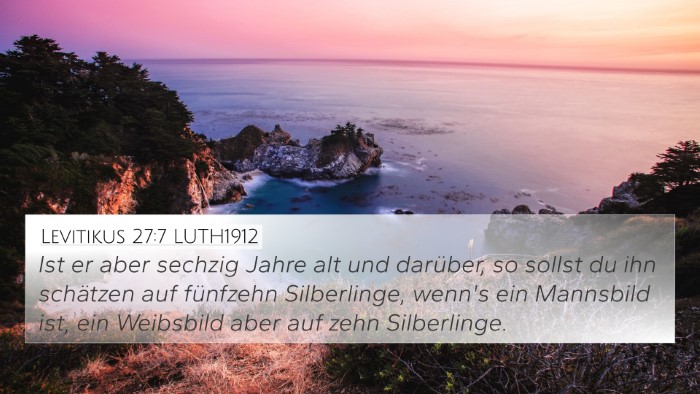 Levitikus 27:7 LUTH1912 4K Wallpaper - Ist er aber sechzig Jahre alt und darüber, so - 4K Wallpaper Bible Verse