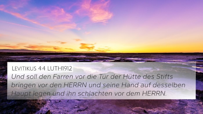 Levitikus 4:4 LUTH1912 Bible Verse Image