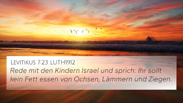 Levitikus 7:23 LUTH1912 Bible Verse Image
