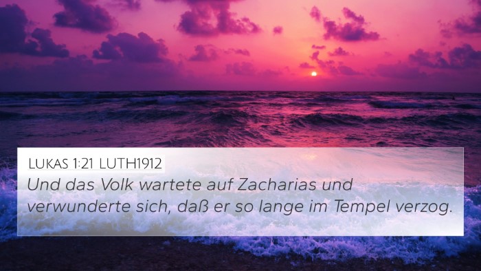 Lukas 1:21 LUTH1912 Bible Verse Image