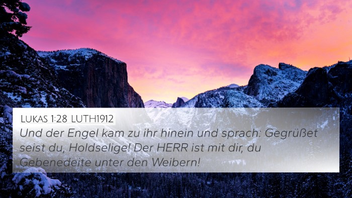 Lukas 1:28 LUTH1912 Bible Verse Image