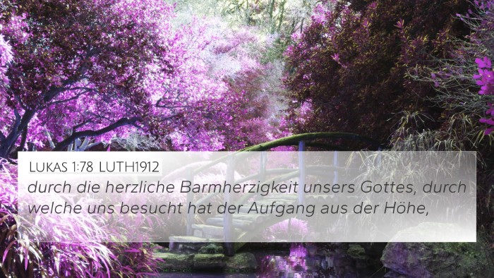 Lukas 1:78 LUTH1912 Bible Verse Image