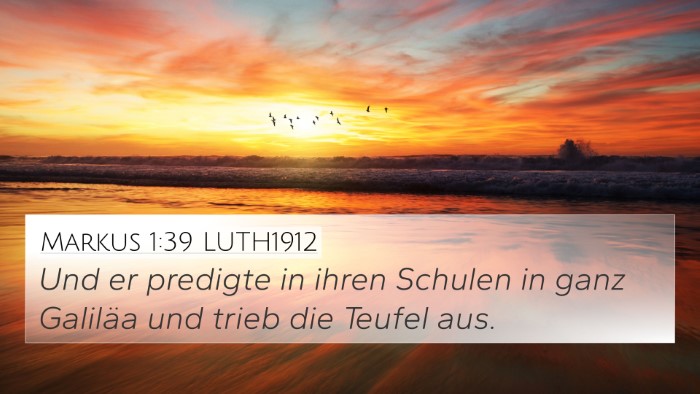 Markus 1:39 LUTH1912 Bible Verse Image