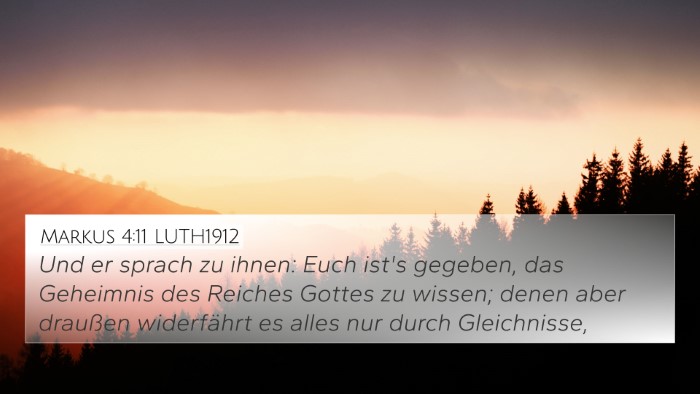 Markus 4:11 LUTH1912 Bible Verse Image