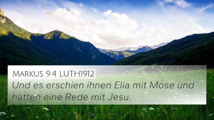 Markus 9:4 LUTH1912 Bible Verse Image